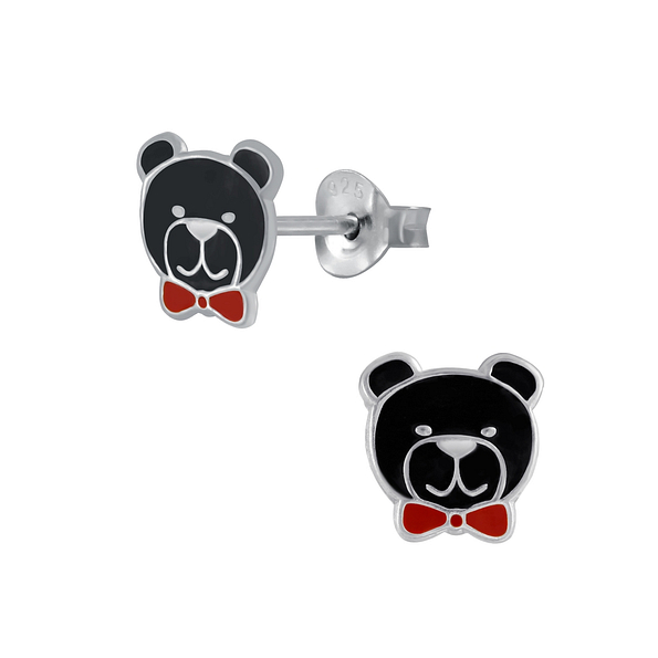 Wholesale Sterling Silver Bear Ear Studs - JD3836
