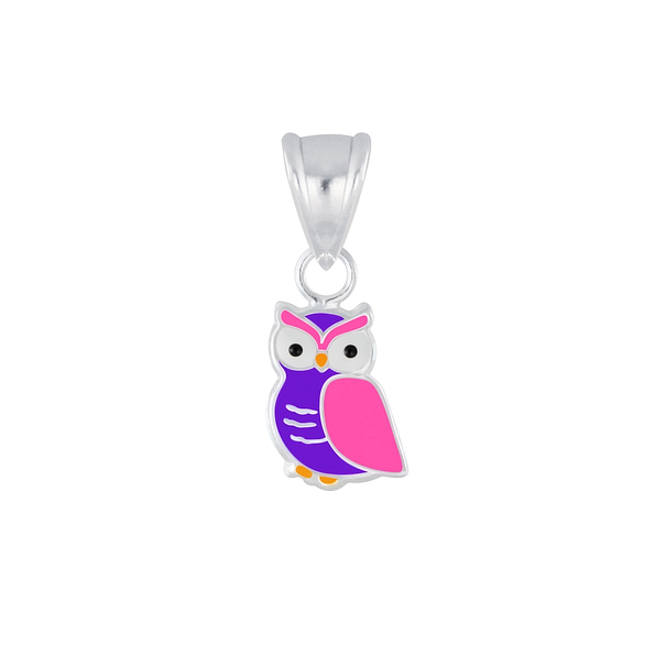 Wholesale Sterling Silver Owl Pendant - JD3832