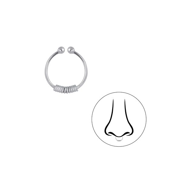 Wholesale Sterling Silver Septum Clip - JD3359