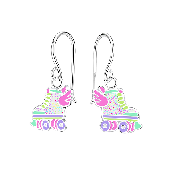 Wholesale Sterling Silver Rollerblade Earrings - JD11866