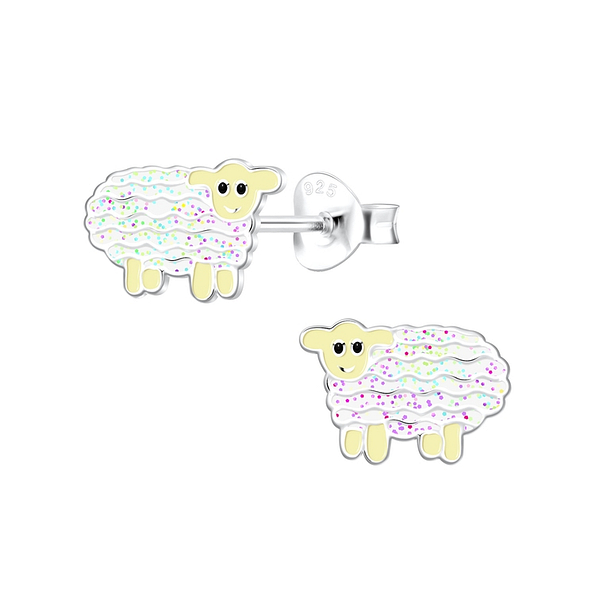 Wholesale Sterling Silver Sheep Ear Studs - JD11282