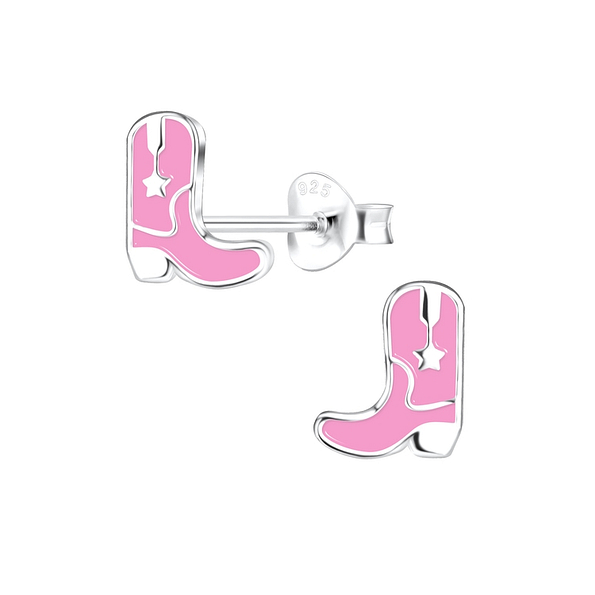 Wholesale Sterling Silver Boots Ear Studs - JD11220