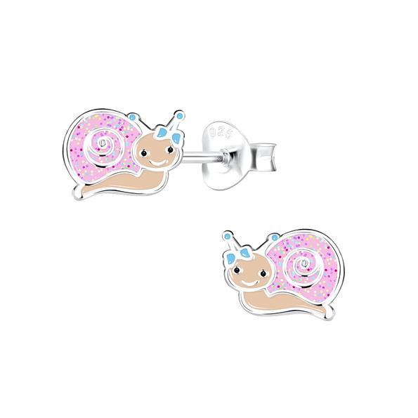 Wholesale Sterling Silver Snail Ear Studs - JD12446