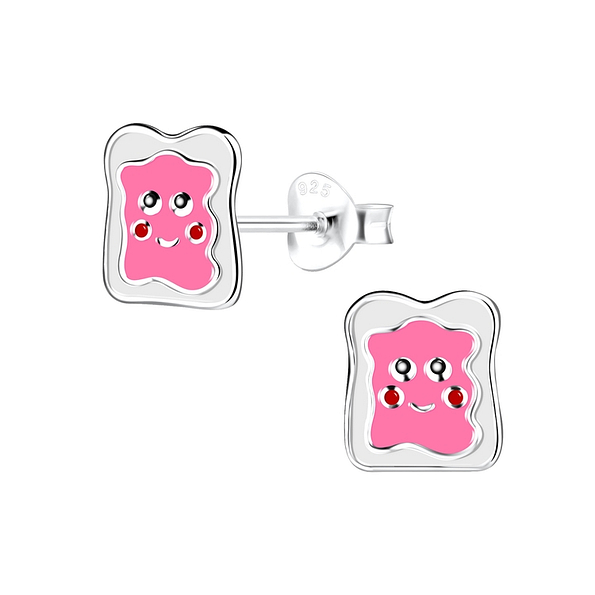 Wholesale Sterling Silver Bread Ear Studs - JD13359