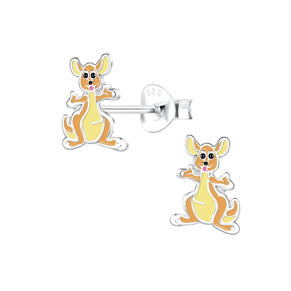 Wholesale Sterling Silver Kangaroo Ear Studs - JD13537