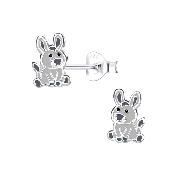 Wholesale Sterling Silver Donkey Ear Studs - JD13516