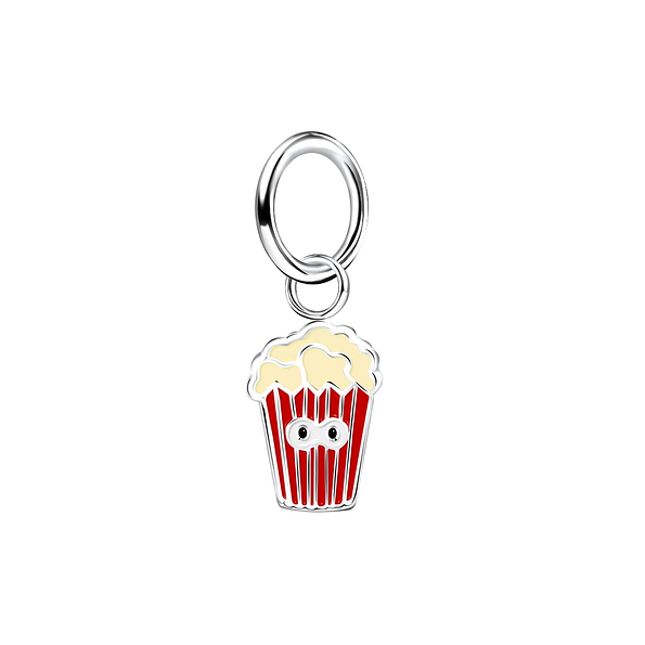 Wholesale Sterling Silver Popcorn Pendant - JD13943