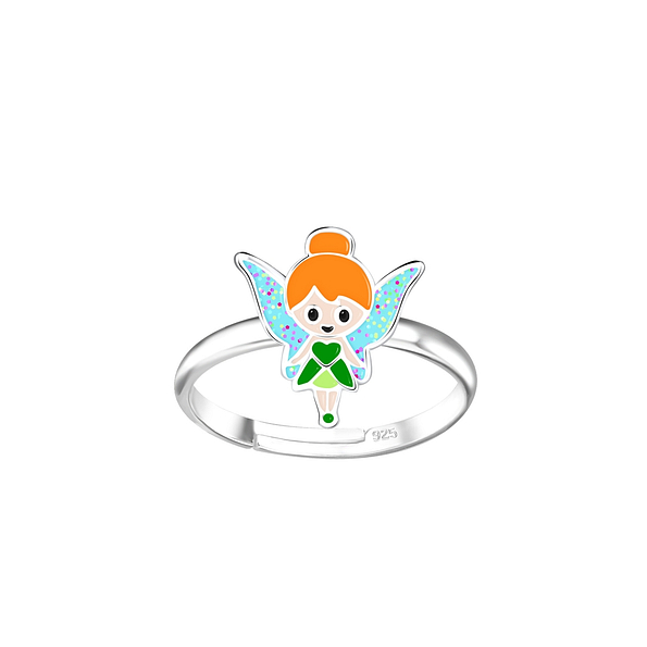 Wholesale Sterling Silver Fairy Adjustable Ring - JD15087