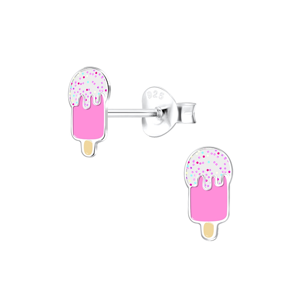 Wholesale Sterling Silver Ice cream Ear Studs - JD10382
