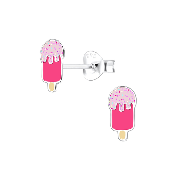 Wholesale Sterling Silver Ice cream Ear Studs - JD14640