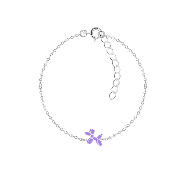 Wholesale Sterling Silver Balloon Dog Bracelet - JD15542 Wholesale Sterling Silver Balloon Dog Bracelet - JD15542