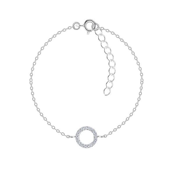 Wholesale Sterling Silver Circle Bracelet - JD17019