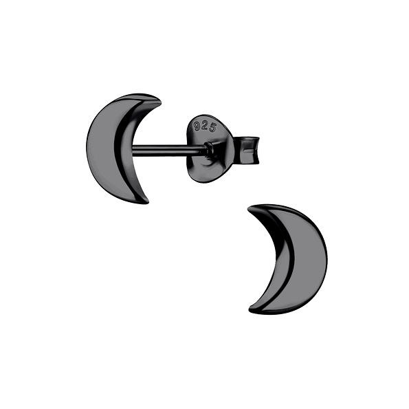 Wholesale Sterling Silver Moon Ear Studs - JD16992