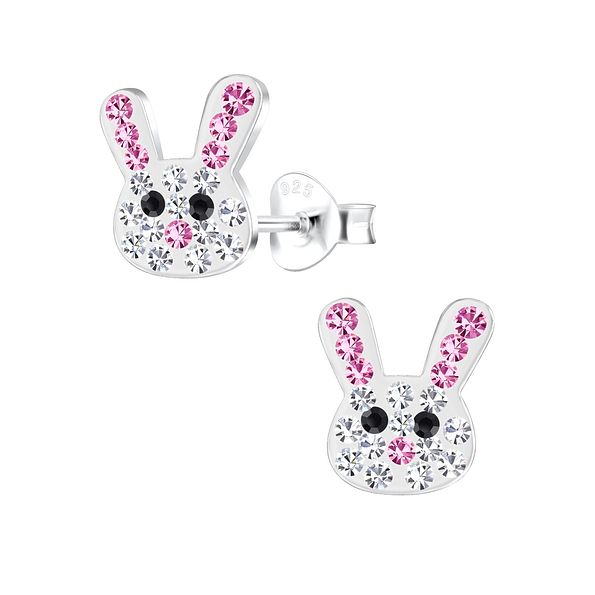 Wholesale Sterling Silver Rabbit Ear Studs - JD17176