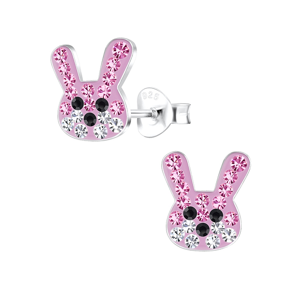 Wholesale Sterling Silver Rabbit Ear Studs - JD17174