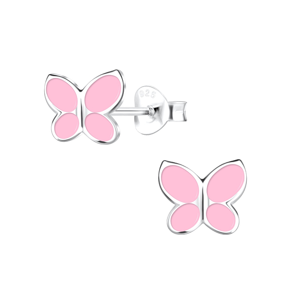 Wholesale Sterling Silver Butterfly Ear Studs - JD17080