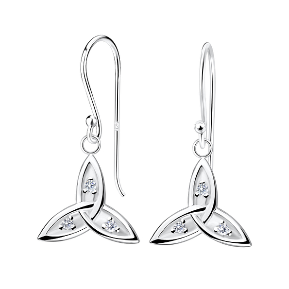 Wholesale Sterling Silver Celtic Earrings - JD17242