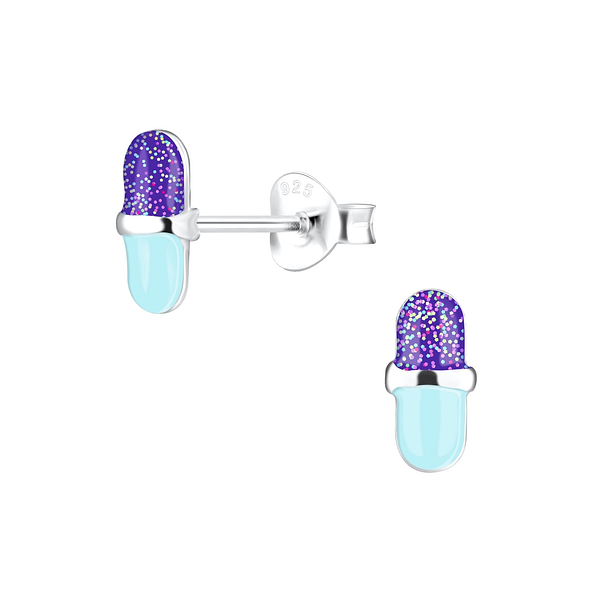 Wholesale Sterling Silver Microphone Ear Studs - JD17139