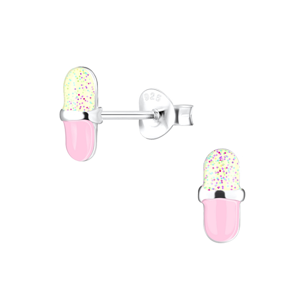 Wholesale Sterling Silver Microphone Ear Studs - JD17138