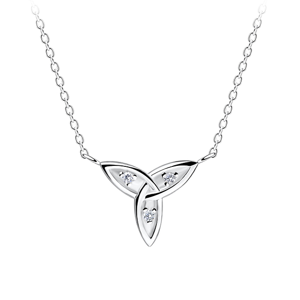 Wholesale Sterling Silver Celtic Necklace - JD17386