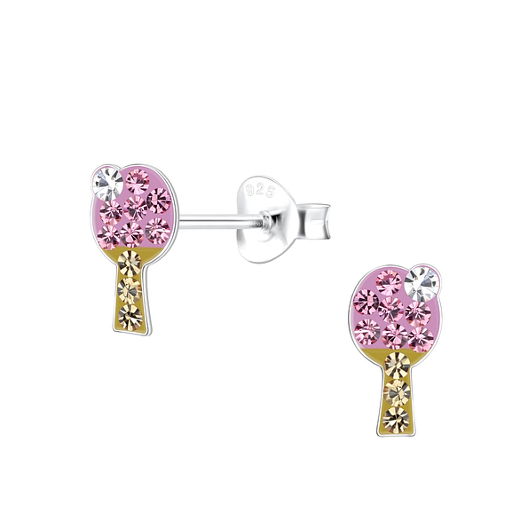 Wholesale Sterling Silver Table Tennis Ear Studs - JD17854