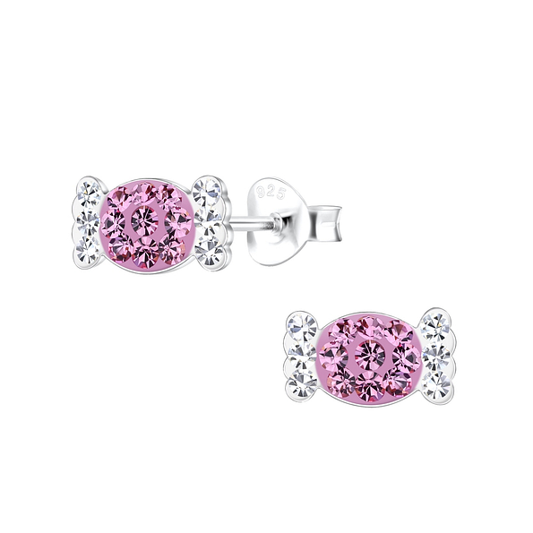 Wholesale Sterling Silver Candy Ear Studs - JD17994