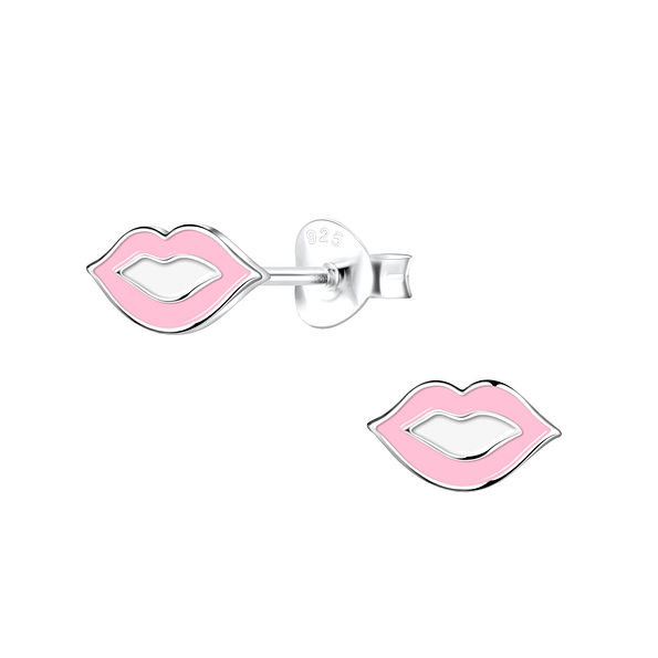 Wholesale Sterling Silver Lips Ear Studs - JD17956