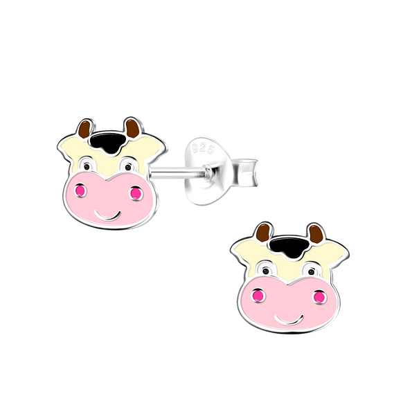 Wholesale Sterling Silver Cow Ear Studs - JD18332