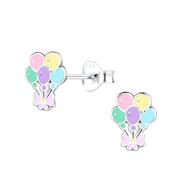 Wholesale Sterling Silver Balloon Ear Studs - JD18329