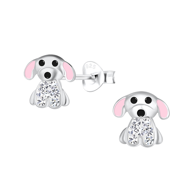 Wholesale Sterling Silver Dog Ear Studs - JD18108