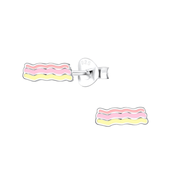 Wholesale Sterling Silver Bacon Ear Studs - JD18073