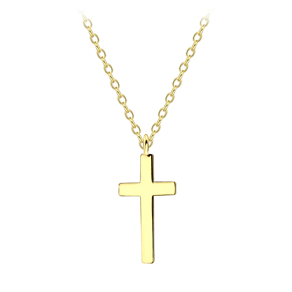 Wholesale Sterling Silver Cross Necklace - JD18370