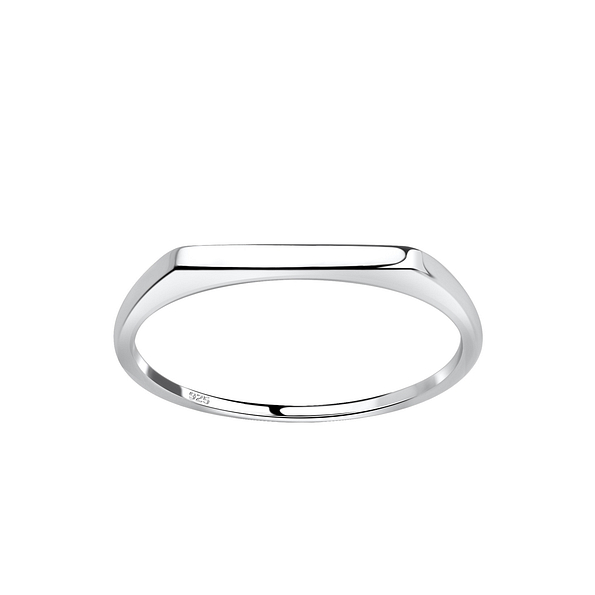 Wholesale Sterling Silver Bar Ring - JD18408