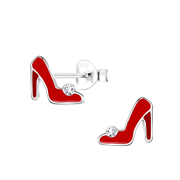 Wholesale Sterling Silver High Heels Ear Studs - JD18807