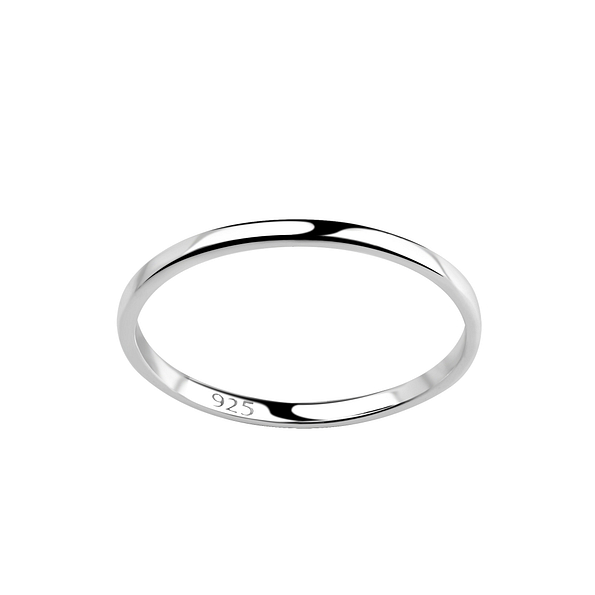 Wholesale 1.5mm Sterling Silver Band Ring - JD18406 Wholesale 1.5mm Sterling Silver Band Ring - JD18406