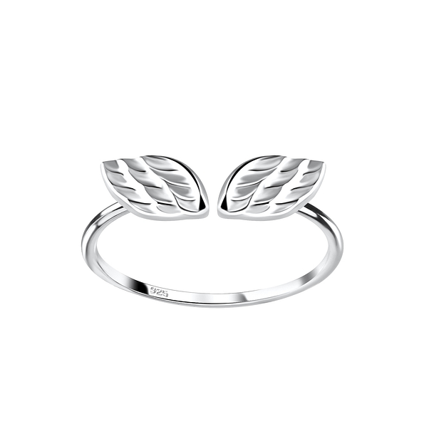 Wholesale Sterling Silver Opened Wing Ring - JD18545