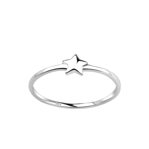 Wholesale Sterling Silver Star Ring - JD19251