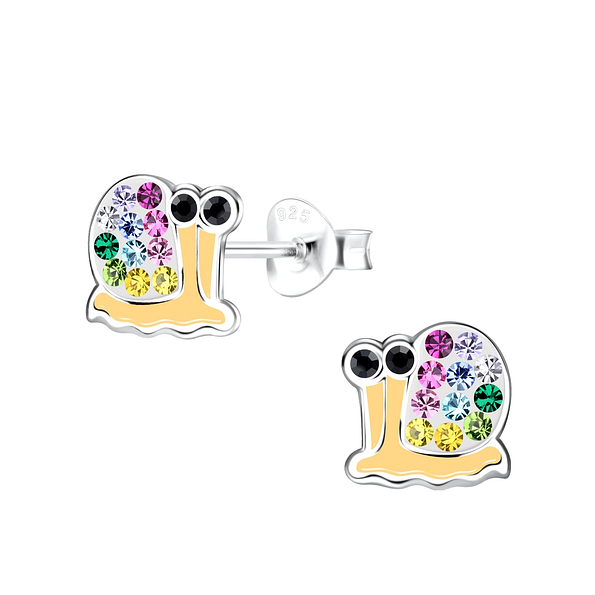 Wholesale Sterling Silver Snail Ear Studs - JD19285