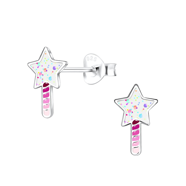 Wholesale Sterling Silver Star Ear Studs - JD19402