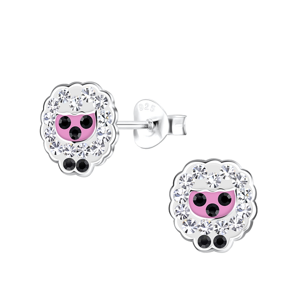 Wholesale Sterling Silver Sheep Ear Studs - JD19513