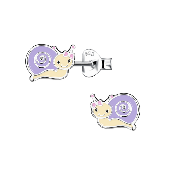 Wholesale Sterling Silver Snail Ear Studs - JD17882