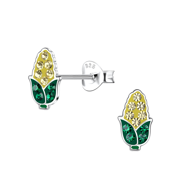 Wholesale Sterling Silver Corn Ear Studs - JD20099