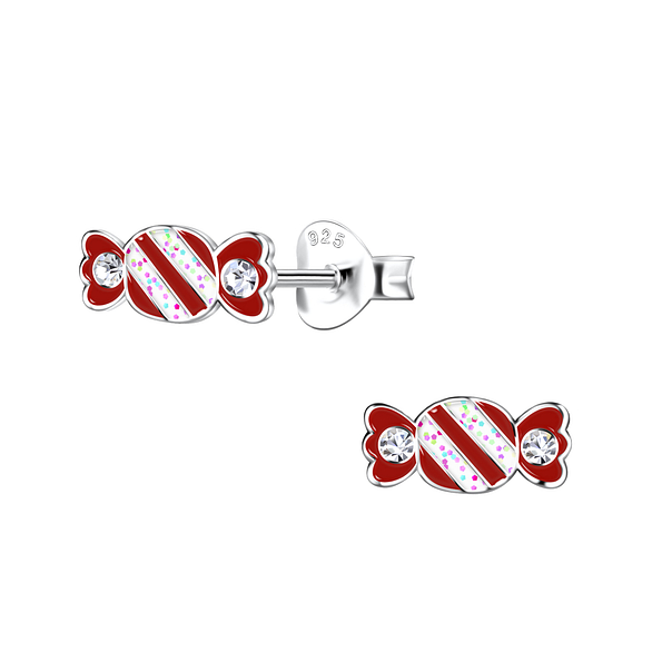 Wholesale Sterling Silver Candy Ear Studs - JD20373