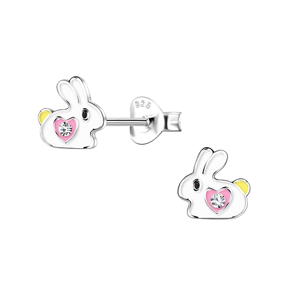 Wholesale Sterling Silver Rabbit Ear Studs - JD20299