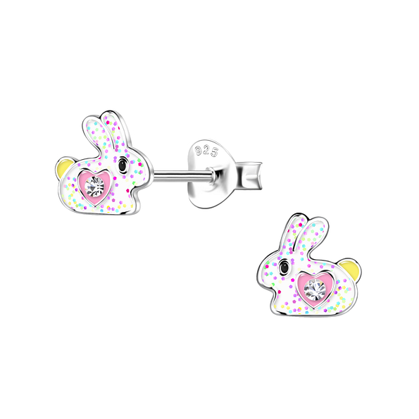 Wholesale Sterling Silver Rabbit Ear Studs - JD20301