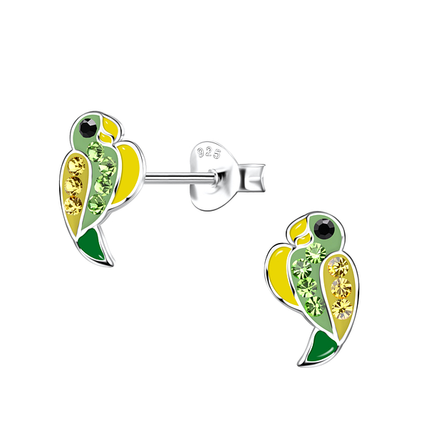 Wholesale Sterling Silver Parrot Ear Studs - JD20364