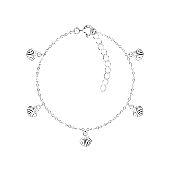 Wholesale Sterling Silver Shell Bracelet - JD9356
