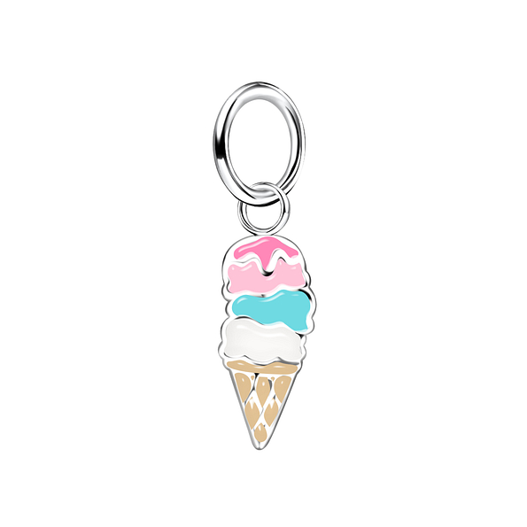 Wholesale Sterling Silver Ice Cream Pendant - JD10651