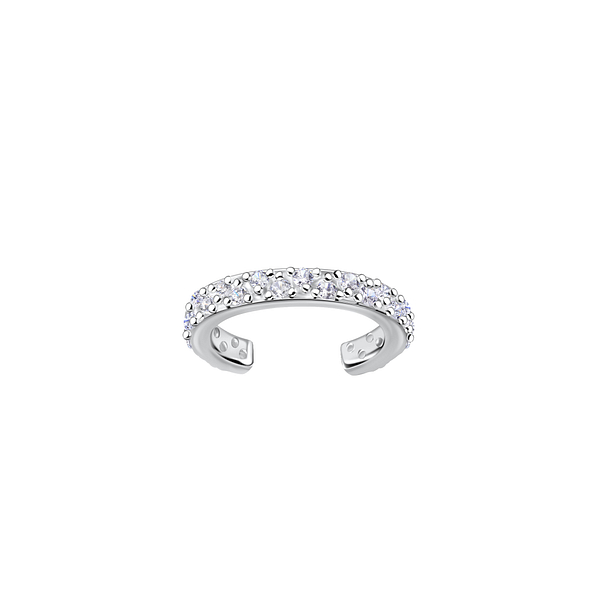 Wholesale Sterling Silver Eternity Ear Cuff - JD20547