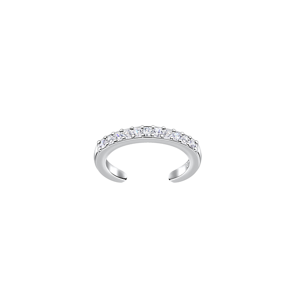 Wholesale Sterling Silver Eternity Ear Cuff - JD20521